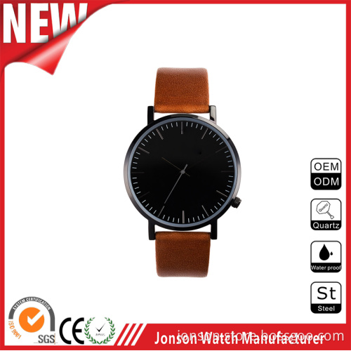 New stylish hot sale water resistant watch with japan 2035 movement quartz watch